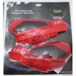 oslony dloni X-ATV czerwone komplet