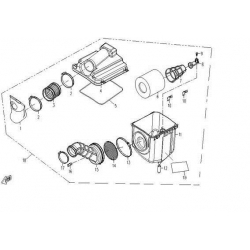 6. Filtr powietrza cfmoto 500 X5 0180-1120A0