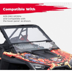 Foil windshield Polaris RZR XP Turbo