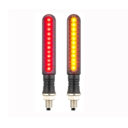Kierunkowskazy led dynamiczne 2 szt pomarańczowe + czerwone homolgacja E54