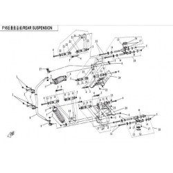 21. Tuleja metalowo gumowa wahacza cfmoto 500 X5 9010-050500