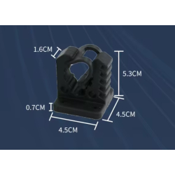 Mocowanie gumowe Super Fix  25-33 mm 2 szt uniwersalne