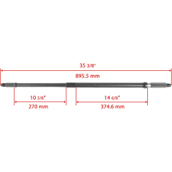 Oś tylna Honda TRX 420 500, 42311-HR3-A20