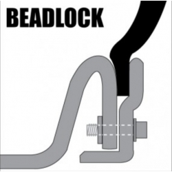Felga aluminiowa 9x8 4/115 3+5 tylna 4mm beadlock