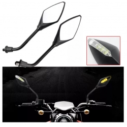 lusterka motocyklowe z kierunkowskazami