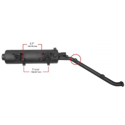 exhaust kawasaki KVF 650 750