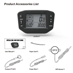 multifunction atv spedometer