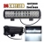 Listwa panel LED 72W 3x24 EPISTAR combo dolne uchwyty